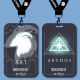 Blue Archives Logo College Abaidos Hundert Ghosts Nacht Reisestudentin Campus Card Card Schulkarte Zugangskarte B9857 Campuskarte Koffer + langes Lanyard