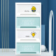 Xitianlong installation-free storage cabinet simple wardrobe bedside table children's snack toy storage cabinet 4-layer nestling