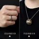 Barney Dill astronomical ball ring for male trendy students single flip deformed universe ball Korean version retro creative couple ring trendy Internet celebrity domineering trendy boy's day gift silver default medium size [please note if you want a large or small size]