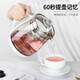 Jiuyang health pot 1.5L decoction pot mini glass flower teapot tea maker electric kettle kettle kettle electric kettle white 1.5L