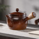 Yihutea (YIHUTEA) stove-cooked teapot, ceramic kettle, kiln-changing teapot, coarse ceramic teapot, household outdoor kettle, heat-resistant kettle, wood-burning four-season side handle kettle 850ml