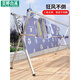 Clothes drying rack outdoor folding clothes drying rack floor-standing indoor home balcony bedroom stainless steel outdoor cool telescopic rod type quilt drying artifact flagship extra thick model 1.6 meters stainless steel reinforcement more durable large