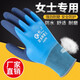 Chuangyi A688 wasserdichte Frauenarbeitsschutzhandschuhe tragen resistente Arbeiten Arbeiterinnen Vollkleber Wasserdicht nicht rutschfulg Beltue-Klebstoff-Baustelle Kleiner Arbeit Arbeiter Frauen kleiner Code Vollgummi-Latexschaum Aquatische Produkte A688 Vollkleber wasserdichte Verschleiß-resistentes Frauenmodell [24 Paare] s s.