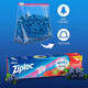 Ziploc zipper food sealing bags 15 large reusable storage bags moisture-proof bags