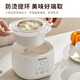 Joyoung electric stew pot small capacity 1L household baby porridge pot baby food supplement pot soup bird's nest electric stew pot water-proof stew household white porcelain multi-function pot GD103 (anti-scald handle) 1L