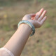 Heart Ginseng Jade Guaranteed Price 11.11 Jade Jade Bracelet Women's Floating Flower Jade Bracelet Holiday Gift Comes with Certificate