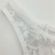 Private Shang Men's Sexy Underwear White Lace Pattern Transparent Briefs Temptation T-Pants Men's T-Pants One Size 170Jin Jin is equal to 0.5kg within