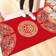 Shansui Festive Foot Mat Door Entry Door Chinese New Year Red Door Mat Anti-slip Floor Mat Bedroom Bathroom Carpet Dirty Resistant Anti-Slip Red Fortune Character 100*150cm