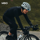 MBO Autumn and Winter Men's Fleece Long Sleeve Cycling Jersey Lightyear Road Cycling Top Black M