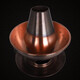 Copper Liu Ford thick pure copper hot pot old-fashioned charcoal hot pot household mandarin duck pot old Beijing mutton shabu pure copper handmade copper pot 34 cm mandarin duck pot for 8 people place an order and note the color