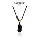 GATMEET Nafu Pixiu couple necklace for men and women to attract wealth, braided rope, student transfer jewelry, birthday gift for girlfriend and wife Nafu Pixiu necklace丨One pair for couples