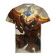 
FHHUABD King of Glory T-shirt Five Tiger General Clothes Print Limited Skin Door Brothers School Customization Trend 1517 Zhang Fei-Hu Po One Size 2xl (125-140Jin [Jin equals 0.5 kg])