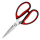 Shibazi makes kitchen scissors for home use strong stainless steel fish-killing scissors, fish scissors, shrimp barbecue scissors, chicken bone scissors, multi-functional food scissors, powerful chicken bone scissors, medium size SB3032