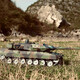 Henglong Deutsch Leopard Tank Fernbedienung Auto Fernbedienungstank Fahrzeug Military Battle Model Eltern-Kind-Fernbedienung Auto-Ladung Spielzeugprofessioneller Ausgabe (Metall Track + Drive Wheel) 1800-mAh-Batterie (kann etwa 25 Minuten lang gespielt werden)