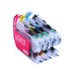 Jingcheng LC3513 Cartouches d'encre adaptées aux frères MFC-J690DW J890DW J491DW J572DW IMPRIMANTE CARTRIDE À L'ENK [15ML] LC3513 / LC3511 CARTRIDGES À L'ENK JAUNE ENRE A
