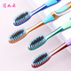 Jian Ruyun soft bristle toothbrush large head 6 pieces individually packed adult charcoal filament home family wear men and women special color random