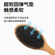 Special pig bristle brush for pets, dog comb, dog hair cleaner, de-floating hair removal, knot-opening brush, pig bristle hair comb - hair cleaning/competition-grade handle comb