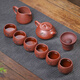 Qianshoutang teacher Zha Guochang Yixing original ore purple sand set purple sand pot tea set Kung Fu tea set Qiankun Yiqi purple sand set