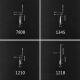 雷尼绍测针蔡司测头海克斯康测针三坐标测针加长杆M2M3 19号 7805红宝石0.5*L10*M2