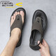 German Camel dynamic men's sandals summer new casual beach shoes soft sole non-slip sandals dual-purpose sandals flip-flops 3880 gray (sports shoe size) 39
