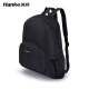 HANKE black 16-inch foldable backpack men's and women's casual sports bag travel backpack mountaineering bag skin bag