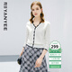 Simple V-neck long-sleeved sweater for women in 2023 autumn clothing new lady's temperament slim commuting versatile top White 1 L/40