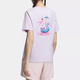 Adidas kurzärärmig T-Shirt Frauen Sommer Neue Sportswear klassische einfache komfortable, atmungsfreie, lässige runde Hals halbe IP3880 Lila 2xl