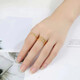 Jin Xiaoxiu gold ring Sansheng Sanshi pure gold 999 smooth plain ring classic strip ring fashion gift for girlfriend 1g, if the gold is heavy, return the less and make up, smooth ring ring No. 11 ring