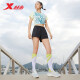 Xtep shorts women's sports quick-drying shorts anti-exposure lining summer new running fitness yoga shorts black M/165