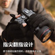 Xue Qianman gloves men's winter thin velvet warm windproof and coldproof outdoor fishing fingerless touch screen cycling finger gloves
