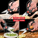 Chuangmu Studio stainless steel household multi-functional kitchen kitchen scissors chicken bone scissors set household meat cutting office manual scissors two-piece set (chicken bone scissors + manual scissors)