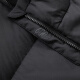 Adidas men's winter warm hooded down jacket fashionable comfortable casual jacket outdoor windproof running training sportswear JV6187/black L