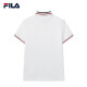 FILA official women's short-sleeved POLO shirt 2020 summer new sports knitted short-sleeved shirt women's standard white-WT170/88A/L