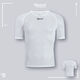 Sweat-wicking shirt, sweat-absorbent cycling vest underwear, men's road bike base layer shirt, long short sleeve, white vest 3XL/4XL (90-100KG)