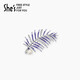 She s Qianzi hair accessories blue and white porcelain drip oil leaf high-end brooch ladies corsage pin birthday gift for girlfriend