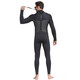 SBART 3MM velvet wetsuit for men, thermal clothing, cold-proof clothing, windproof snorkeling suit, swimsuit, terry cloth, adult wet suit, 3mm black M