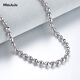 Miss JuJu pt950 platinum necklace for men and women, platinum flower bead chain, domineering men's model, thick Buddhist beads laser bead plain chain, weight 51.48g, length 62cm, thickness about 7.0mm,
