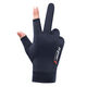 Mingge Arden sunscreen half-finger gloves for men and women riders summer ice silk riding thin model driving anti-slip exposed two-finger fishing black two-finger one size