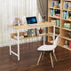 Shuaili computer desk study board type simple home notebook desk with bookshelf 100*50 primary color SL17041D