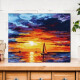 Jiacai Tianyan DIY digital oil painting hand-painted coloring oil painting creative landscape bedside painting living room decoration painting sunset