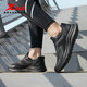 Xtep Guochao men's shoes running shoes new sports shoes men's lightweight shock-absorbing casual shoes running shoes student shoes mesh black 42
