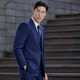 Youngor Herrenanzug Wolle navy blau formelle Arbeitsplatzanzug Jacke Herren Marine Blue 220227fia Top S 165/88