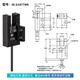 Interruptor fotoeléctrico con ranura en U EE-SX670-WR 671 672 674A-WR con sensor de inducción de cable EE-SX677WR (salida NPN) chip x viene con cable de 1 metro