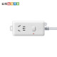 Bull (Bull) Socket, aire acondicionado 16A de alta potencia, calentador de agua eléctrico, horno eléctrico, se puede enchufar y conectarse en un bloque de terminal de energía de alta potencia de 16 A [un control total de 1 metro] 104D