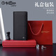 Goldlion Wallet Men's 2025 Nouveau cuir long cuir en cuir long cuir doux Multi-carte mince Business Wallet Multi-fonction portefeuille Real Deer Deer Cuir [Autorisation officielle - One Fake One Fine Ten]
