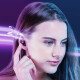 WONRI Bluetooth headset wireless mini binaural invisible in-ear earplugs universal Apple Huawei VIVO Xiaomi OPPO and other mobile phones black
