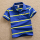 Kinderbekleidung Jungen Kurzarm-T-Shirt Kinder-Sommerkleidung 2024 neue mittlere und große Kinder halbärmeliges Revers gestreiftes POLO-Shirt-Oberteil 9214 Kurzarm 110