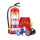 Firefighting four-piece set for rental housing, home use, hotel escape, self-rescue emergency kit, safety rescue, firefighting three-piece set (smoke mask + 10 meters rope)