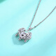 Yuan Shengfu's new PT950 fashionable copper coin lock bag platinum pendant platinum bell lock bag necklace gift 4.56 g