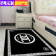 Xingwan ins carpet bedroom girls stain-resistant bedside blanket floor covering living room large area full room can be customized Nan S-Love Leopard 100*160cm